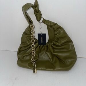 Forever 21 Olive Green‎ NWT Shoulder Purse with Gold Chain